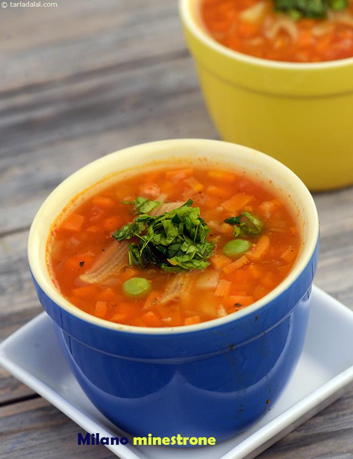 Milano Minestrone ( Healthy Soups and Salads Recipe)