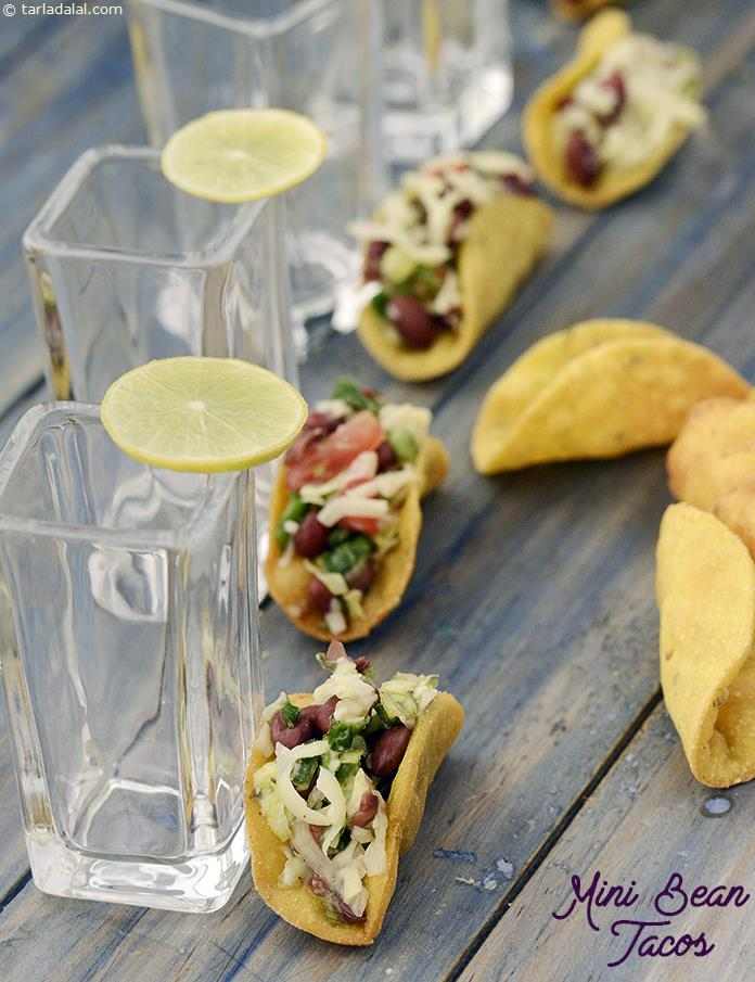 Mini Bean Tacos ( Tiffin Treats)