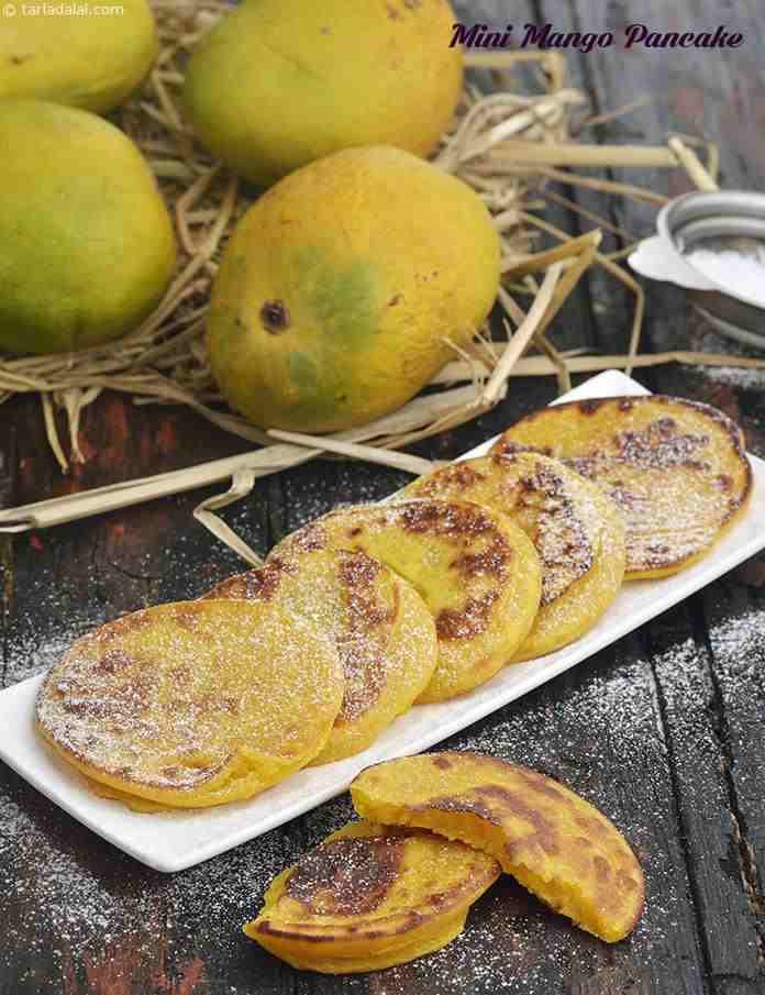Mini Mango Pancakes