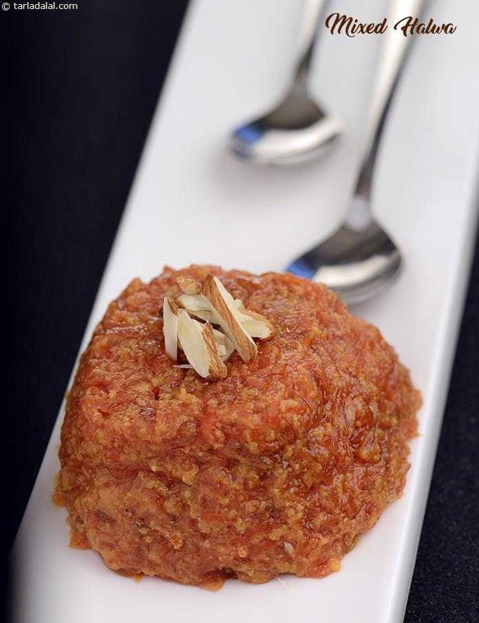 Mixed Halwa recipe, Indian Mixed Halwa Sweet Recipes