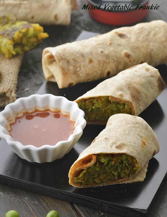 મિક્સ વેજીટેબલ ફ્રેન્કી રેસીપી