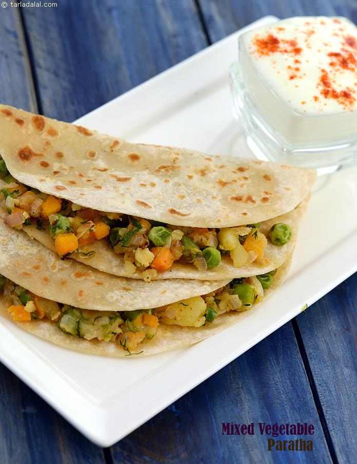 મિક્સ વેજીટેબલ પરોઠા
