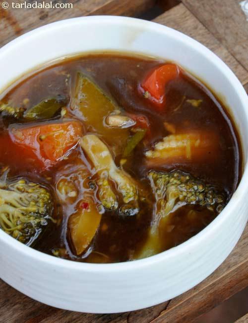 Mixed Vegetables In Black Bean Sauce ( Chinese Cooking )