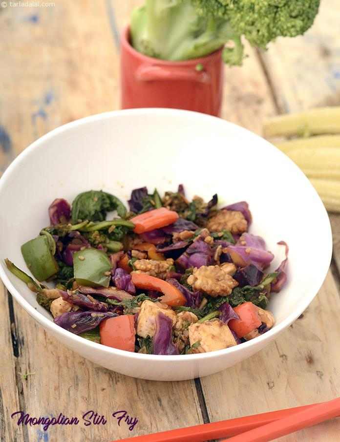 Mongolian Stir Fry recipe, Indian Quick Recipes