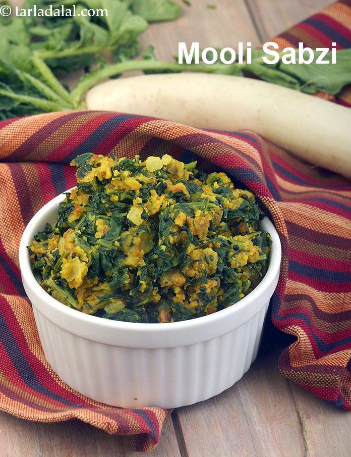 mooli sabzi recipe | mooli ki sabji | Punjabi mooli aur patte ki bhurji |