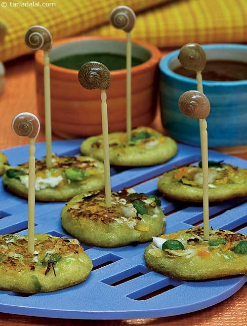 Moong Dal and Veggie Savoury ( Finger Foods for Kids ) recipe