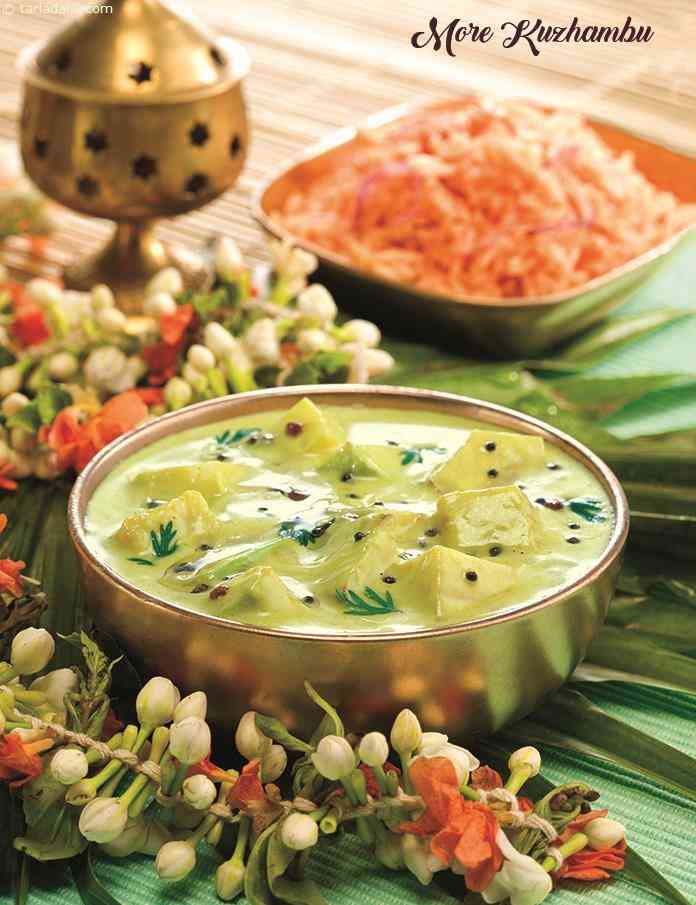 More Kuzhambu, South Indian Doodhi Buttermilk Curry recipe, Doodhi Buttermilk South Indian Curry