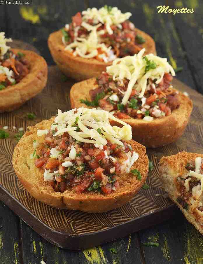 Moyettes, Mexican Style Open Bun recipe, Mexican Recipes