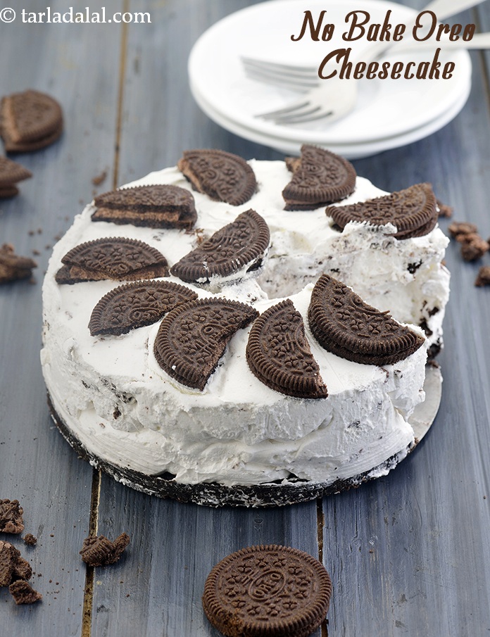 no bake oreo cheesecake recipe | easy Indian no bake oreo cheesecake |