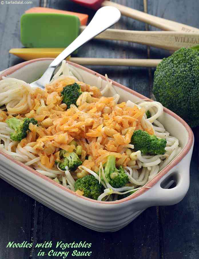 Noodles with Vegetables in Curry Sauce recipe, Noodle Recipes