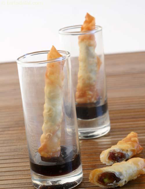 Nutty Caramel Cigars recipe, Lebanese Recipes