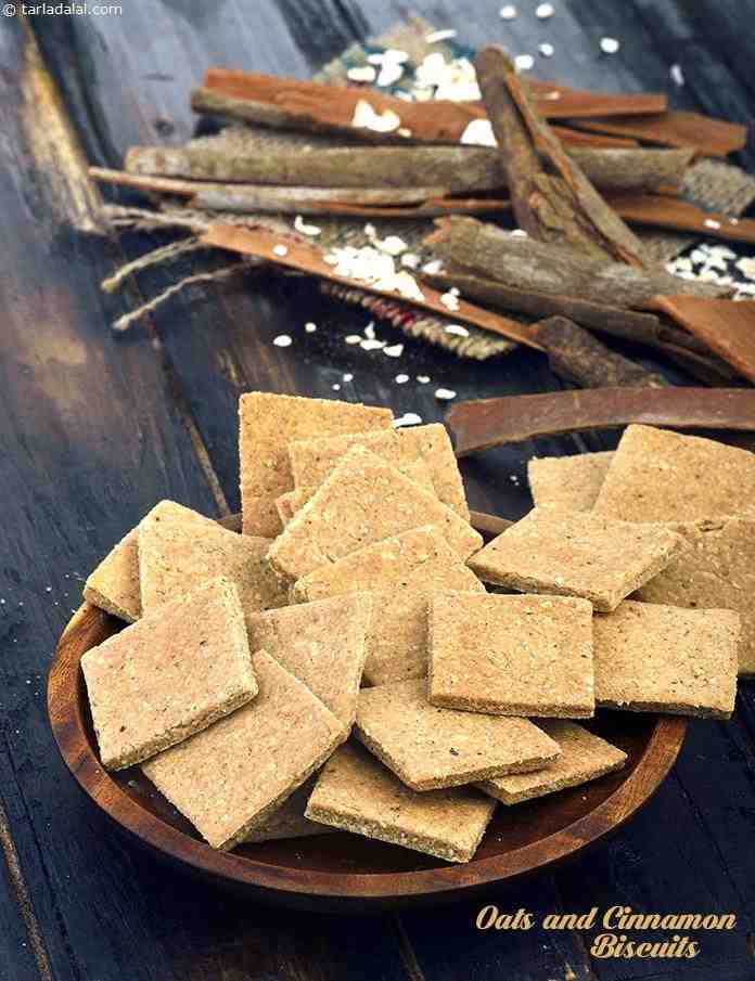 Oats and Cinnamon Biscuits recipe