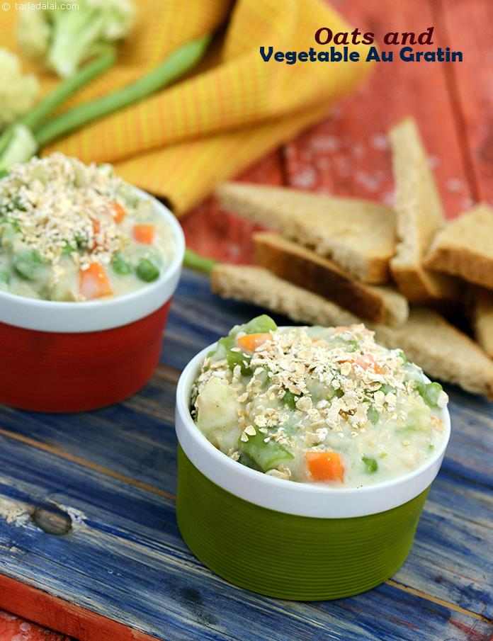 Oats and Vegetable Au Gratin recipe