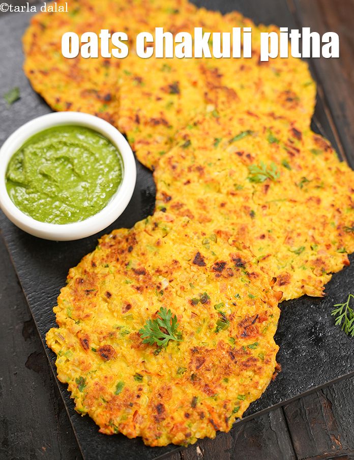 oats chakuli pitha recipe | Bengali oats pancake | healthy oats chilla |