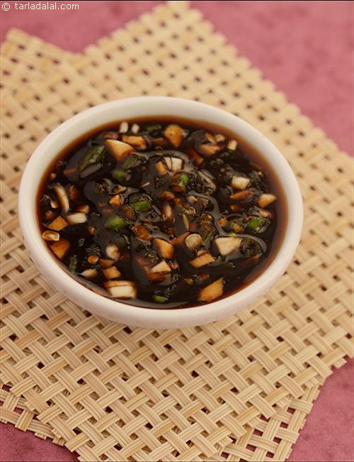 Oil Free Soya Sauce Dressing/ Soya Garlic Dressing