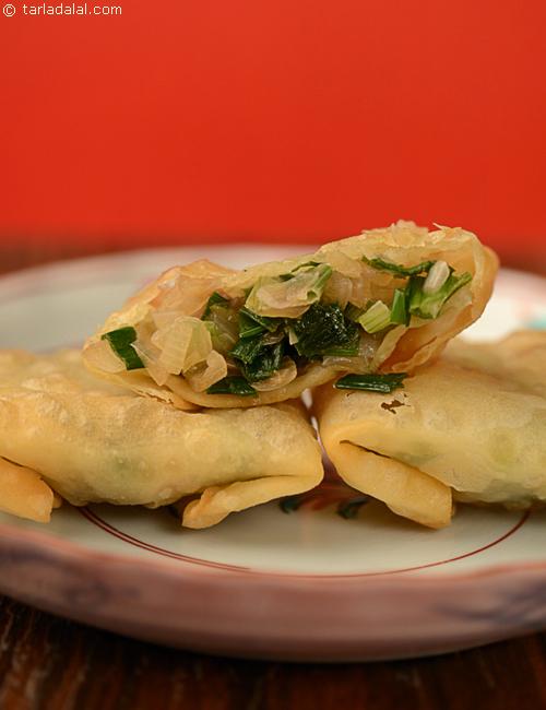 Spring Onion Parcels recipe