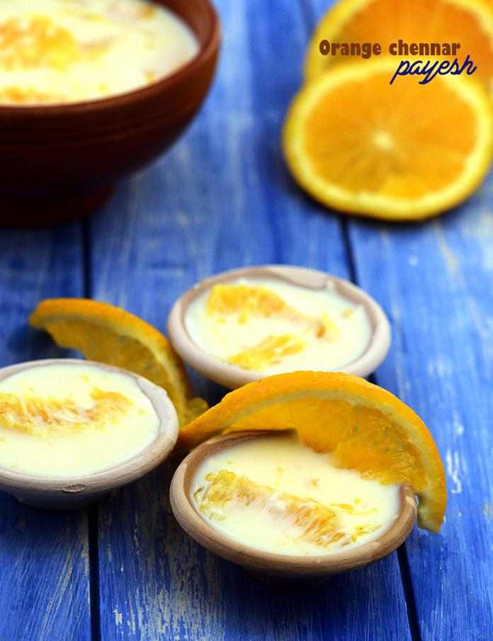 Orange Chennar Payesh recipe, Quick Dessert Recipes