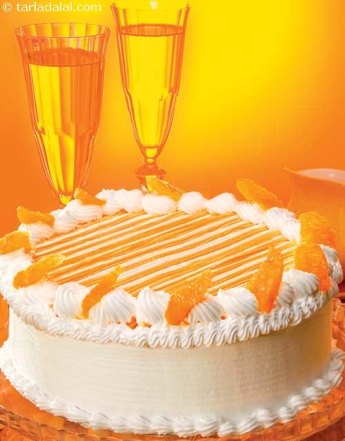 Orange Gateau recipe, Vegetarian Recipes