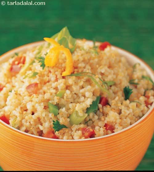 Orange Sesame Tabbouleh recipe