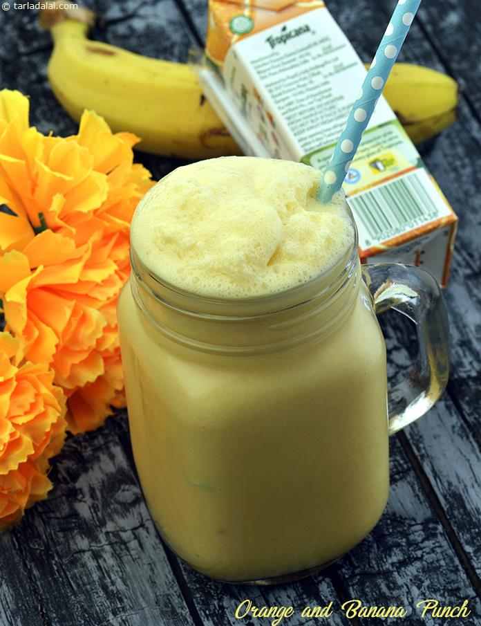 Orange and Banana Punch recipe, Healthy Recipes