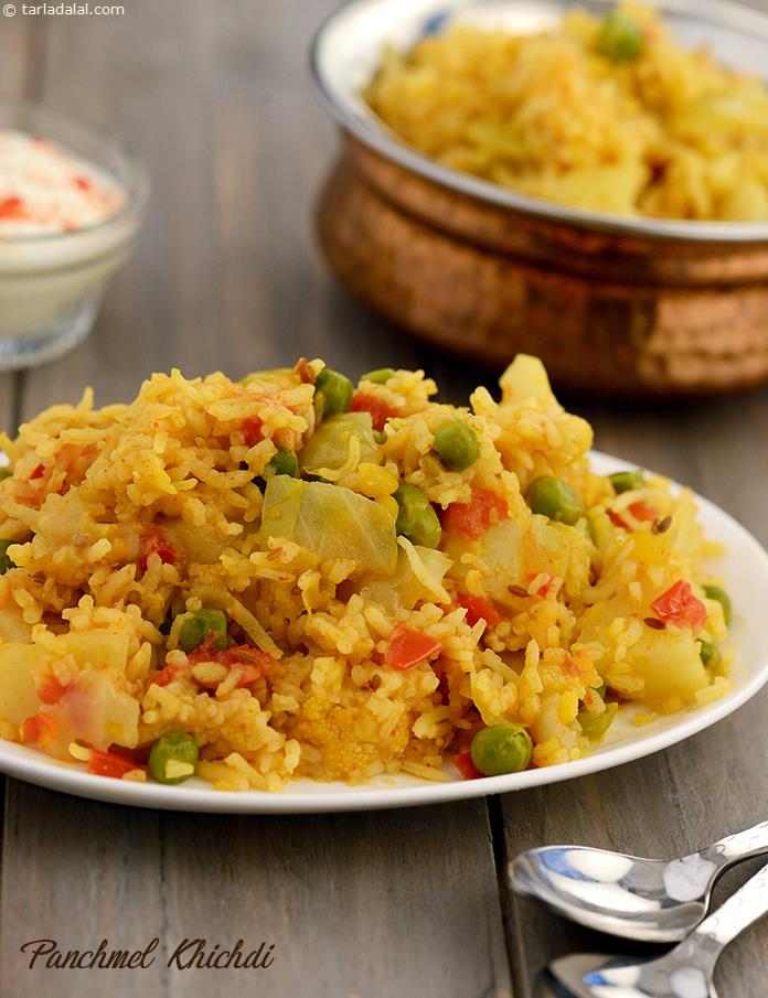 Panchmel Khichdi ( Microwave Recipe )