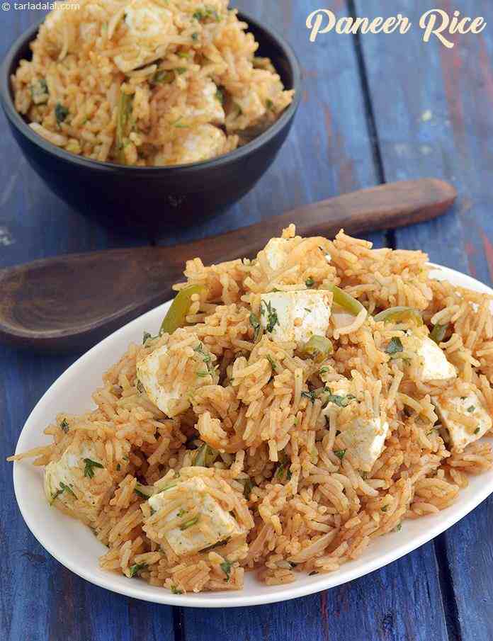 Paneer Rice, Microwave Recipe