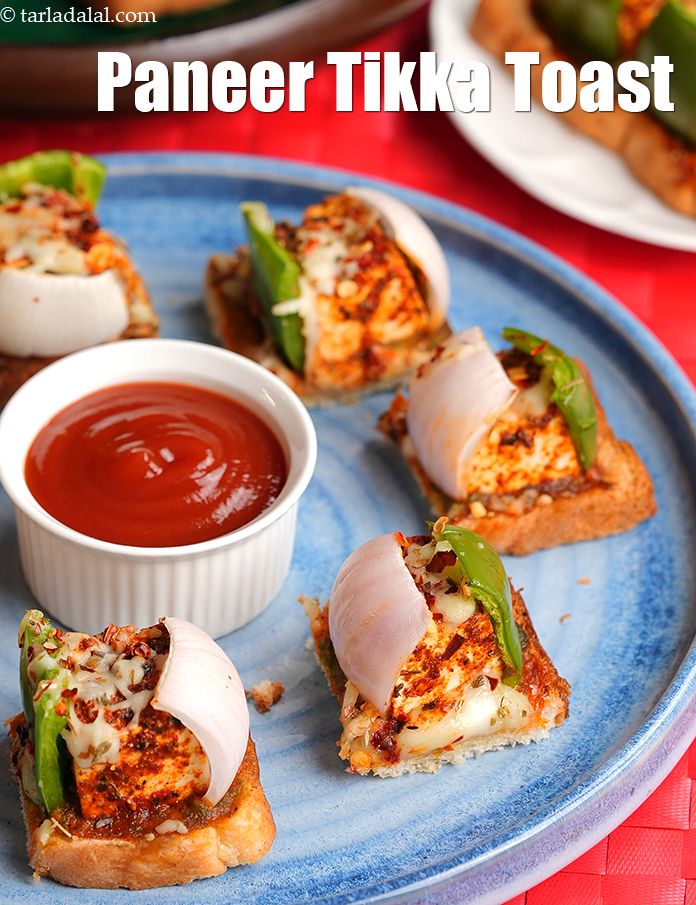 paneer tikka toast recipe | paneer tikka sandwich | paneer tikka cheese toast