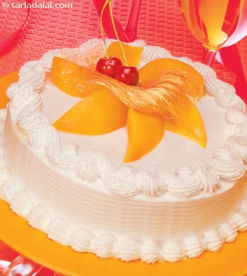 Peach Praline Gateau