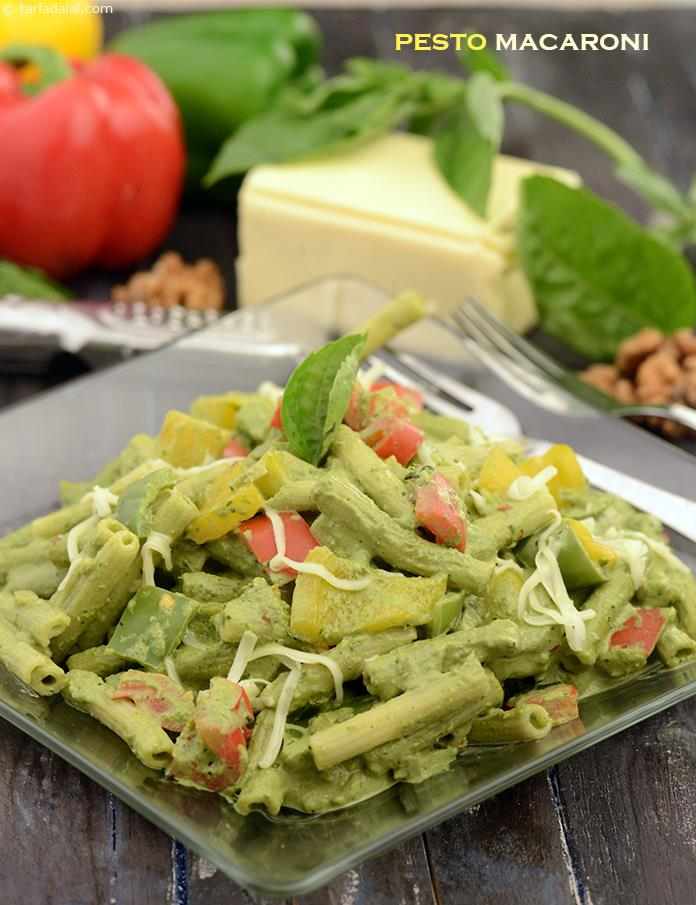 Pesto Macaroni recipe, Pizzas & Pasta Recipes