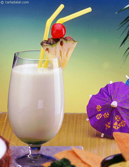 Pina Colada recipe, Mocktail Recipes | Snack Recipes