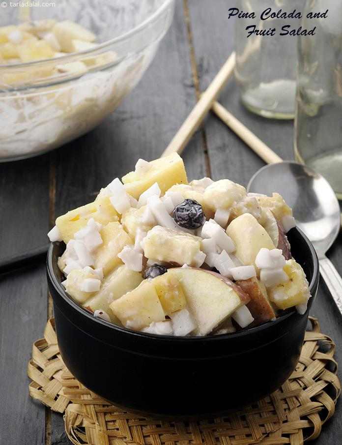 Pina Colada and Fruit Salad recipe, Soup Recipes | Salad Recipes