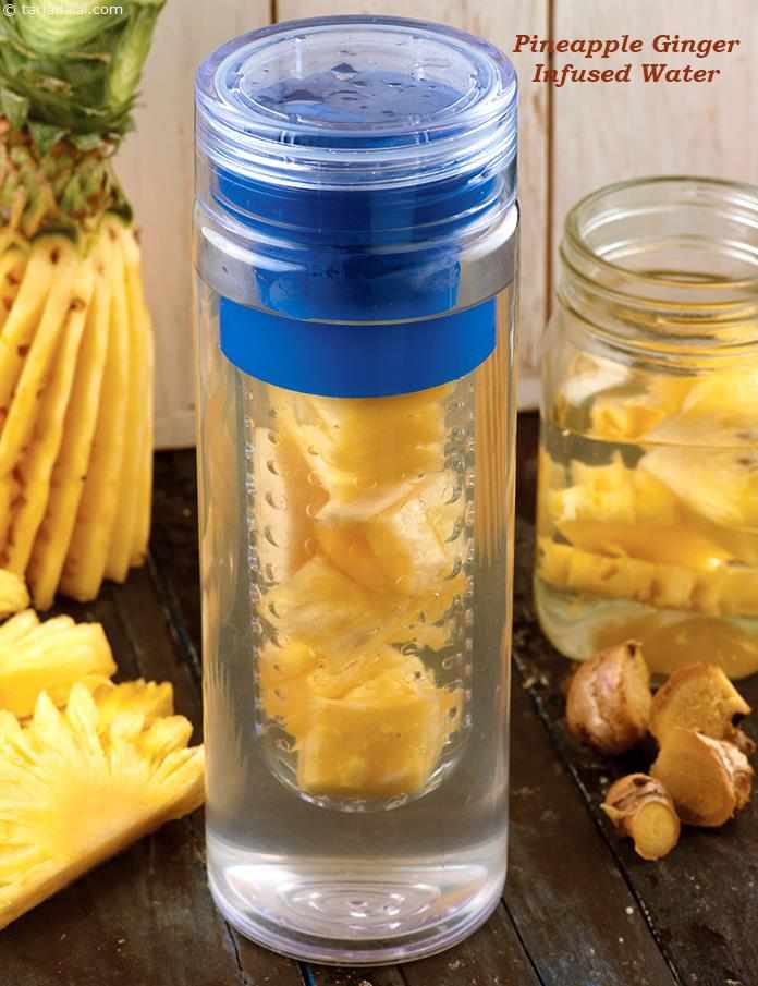 Pineapple Ginger Infused Water recipe