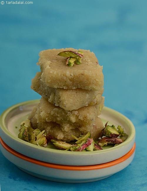 Pista Badam Katli (Sugar Free) recipe, Mithai Recipes