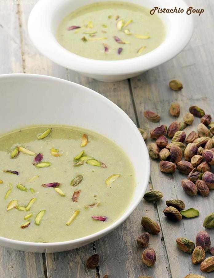 Pistachio Soup recipe, Gourmet Recipes