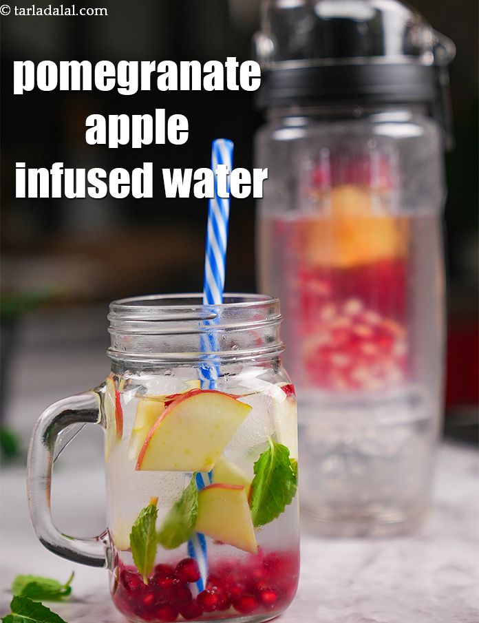 Pomegranate Apple Infused Water recipe