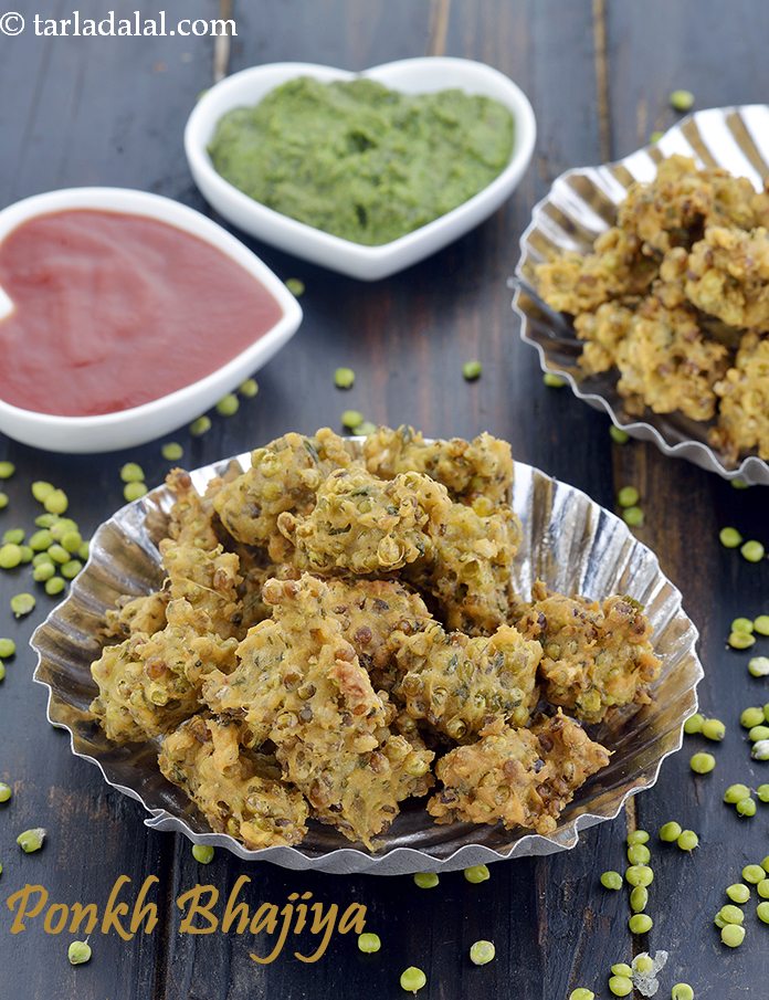 ponk bhajiya recipe | ponk pakora | ponk fritters | hurda bhajji |
