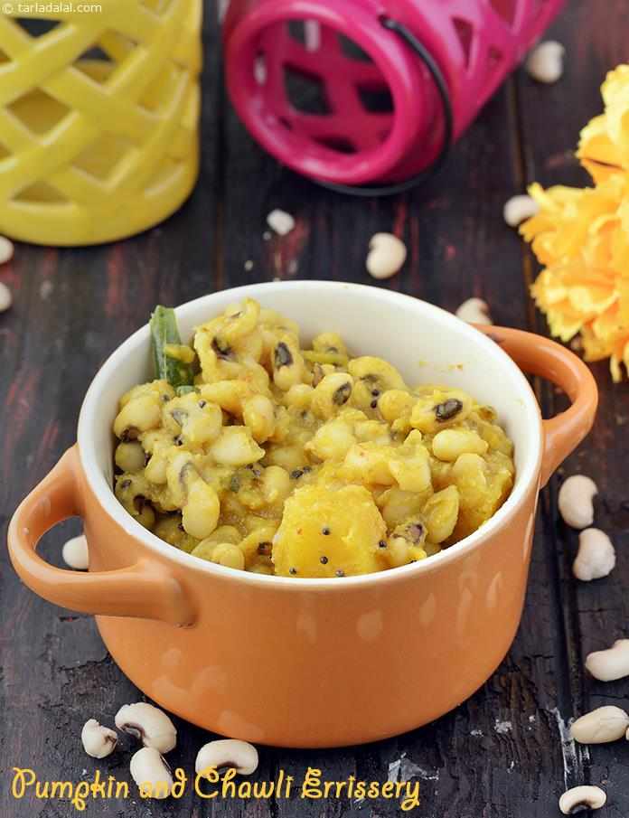 Pumpkin and Chawli Errissery, Low Salt Recipe