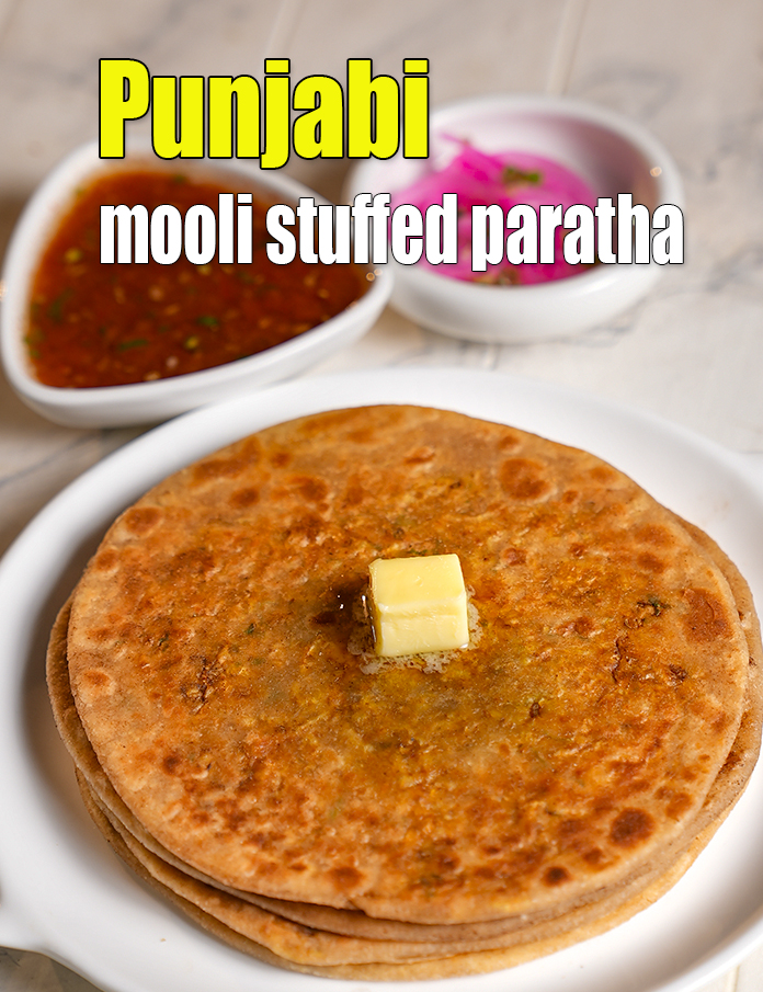Punjabi mooli stuffed paratha recipe | radish stuffed paratha |