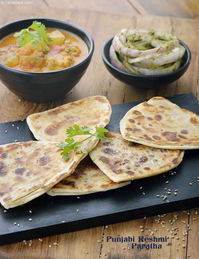 Punjabi Reshmi Paratha recipe