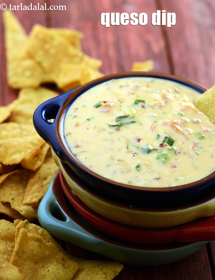 क्वैसो डिप रेसिपी, Queso Dip Recipe In Hindi