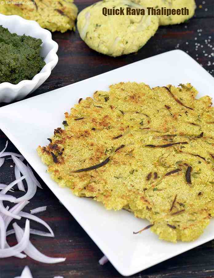 Quick Rava Thalipeeth