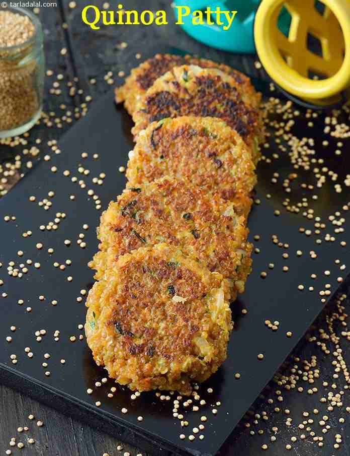 Quinoa Patty, Veg Patty with Eggs and Oats recipe