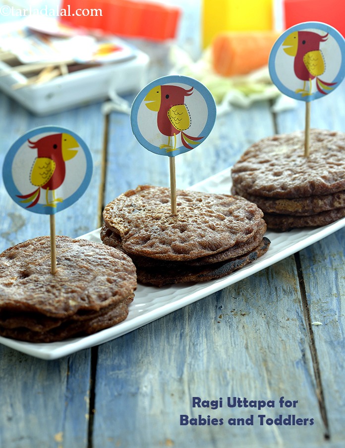 Ragi Uttapa for Babies and Toddlers | Healthy Nachni Uttapam for Babies