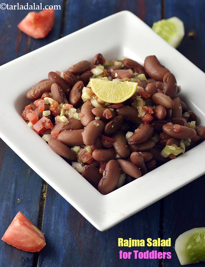 राजमा सलाद रेसिपी, Rajma Salad ( Baby and Toddler) Recipe In Hindi