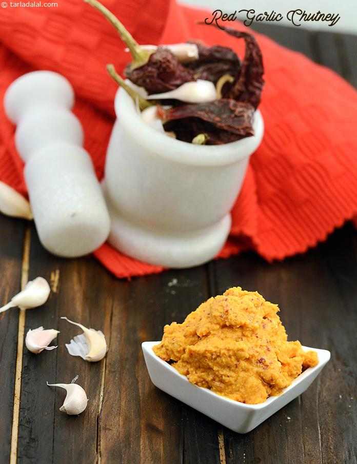 Red Garlic Chutney ( South Indian Chutney ) recipe