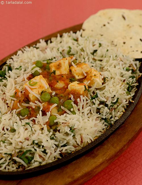 Rice and Curry Sizzler recipe, Indian Tava Recipes