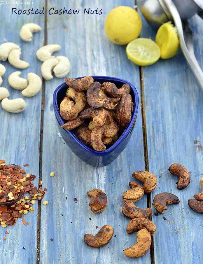 Roasted Cashew Nuts, Healthy Roasted Kaju recipe