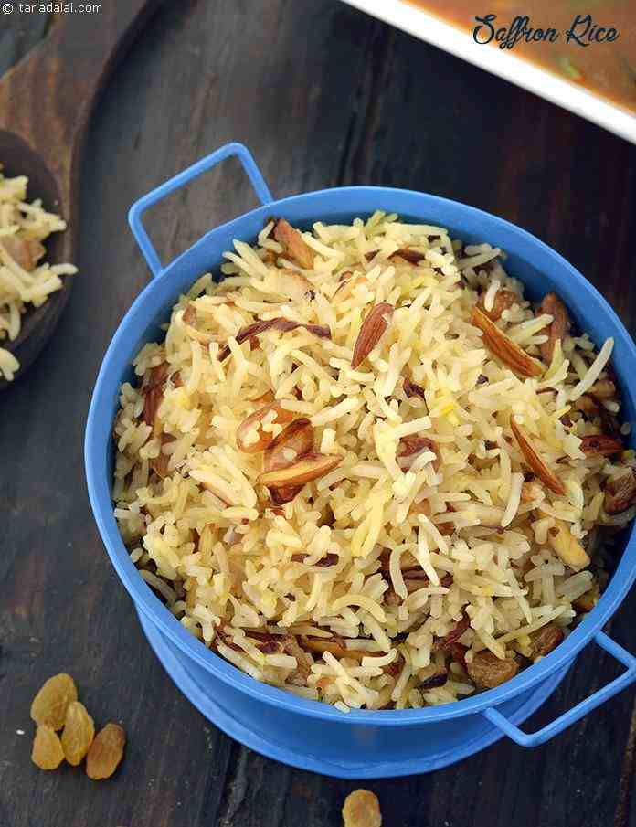 Saffron Rice, Kesar Chawal recipe, Lebanese Recipes