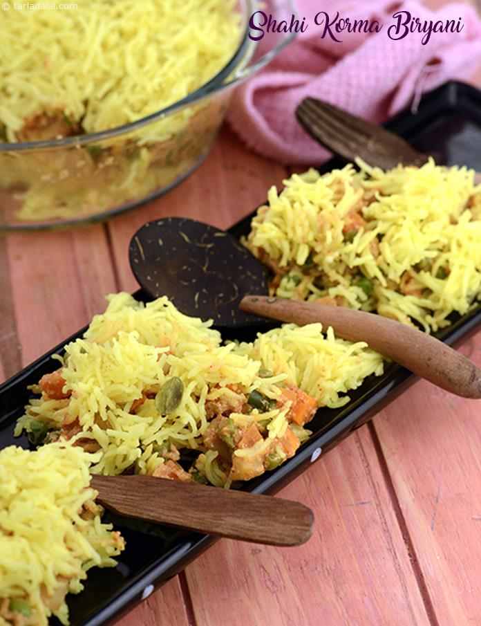 Shahi Korma Biryani recipe