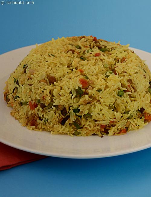 Mixed Sprouts Rice recipe